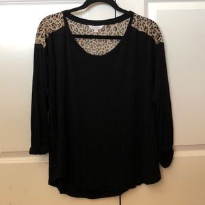 Charming Charlie leopard print shirt!